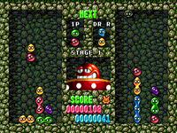 une photo d'Ã©cran de Dr Robotnik s Mean Bean Machine sur Sega Megadrive